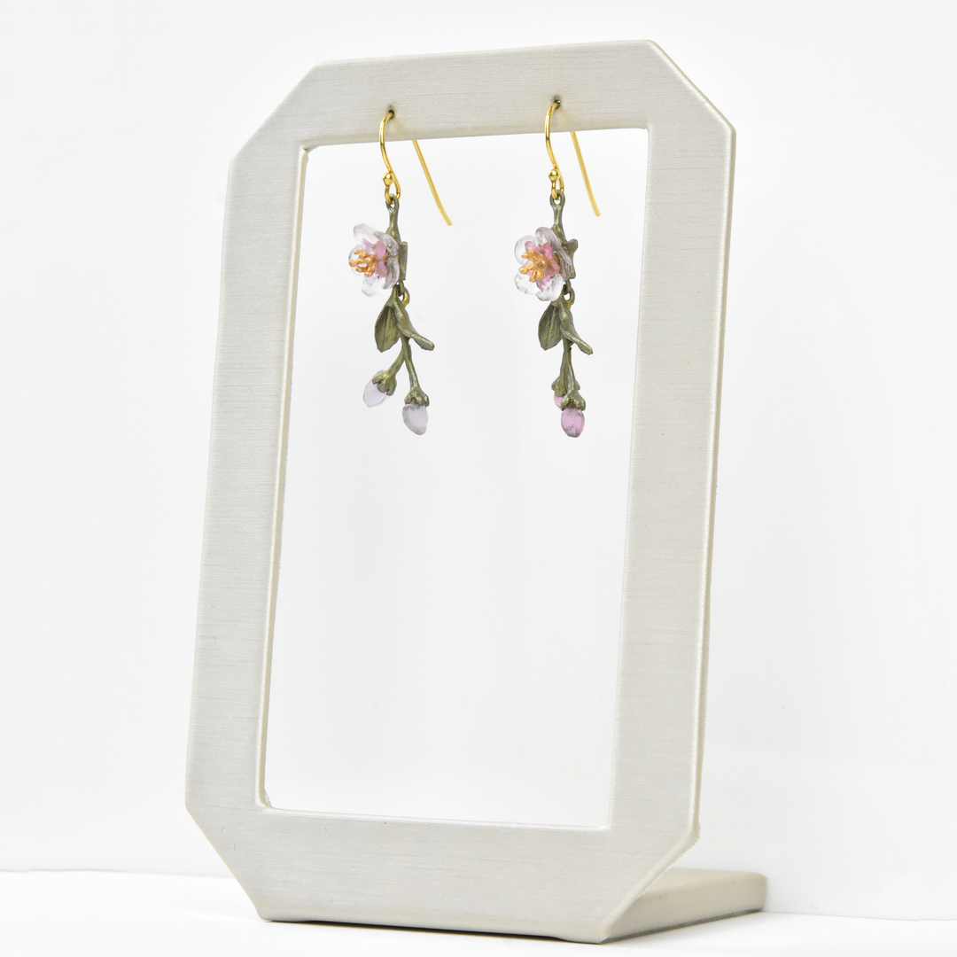 Peach Blossom Earrings - Goldmakers Fine Jewelry