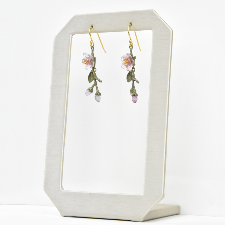 Peach Blossom Earrings - Goldmakers Fine Jewelry