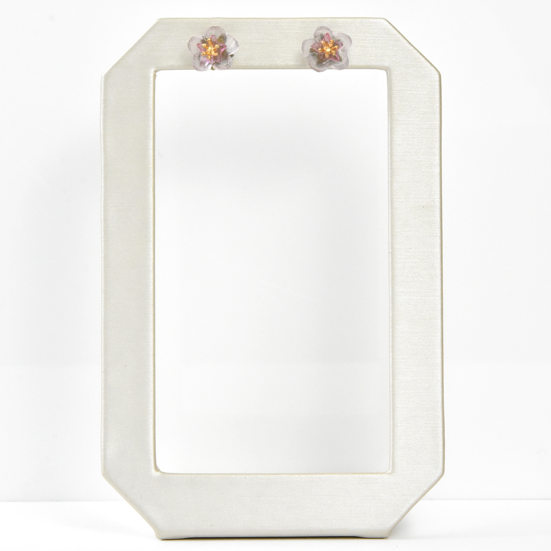 Peach Blossom Studs - Goldmakers Fine Jewelry