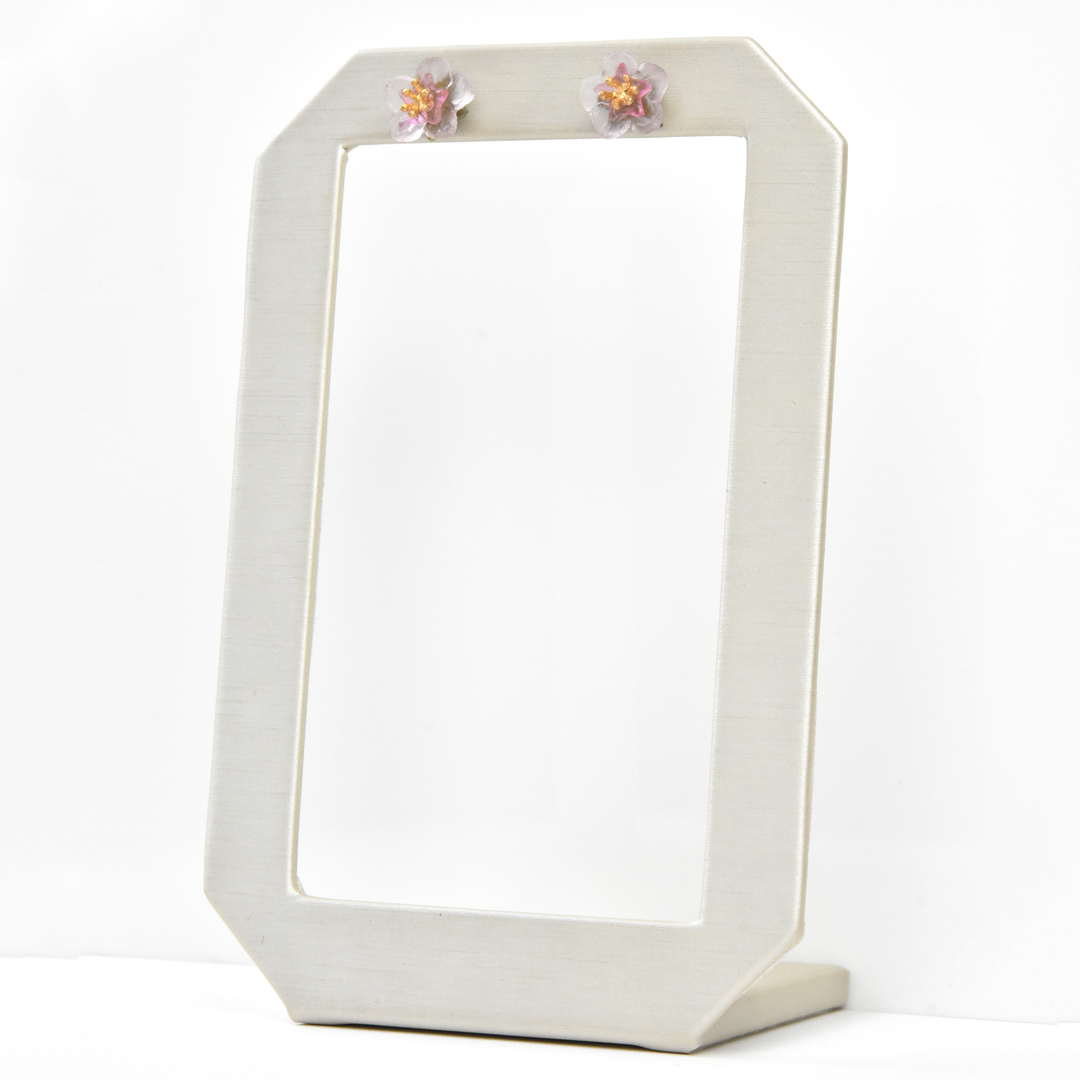 Peach Blossom Studs - Goldmakers Fine Jewelry