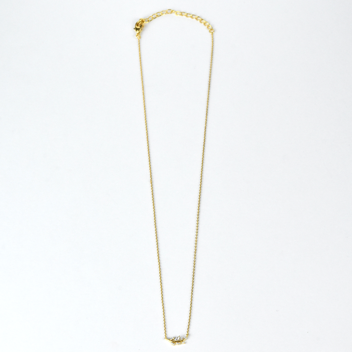 Petite Laurel Leaf Necklace - Goldmakers Fine Jewelry