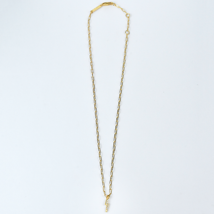 Palmer Lightning Bolt Necklace - Goldmakers Fine Jewelry