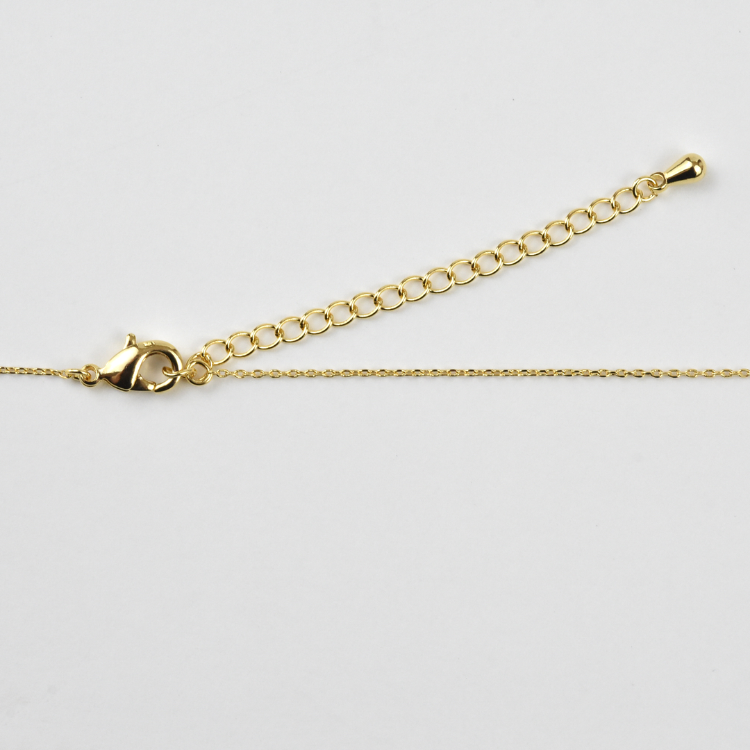 Petite Opal Halo Necklace - Goldmakers Fine Jewelry