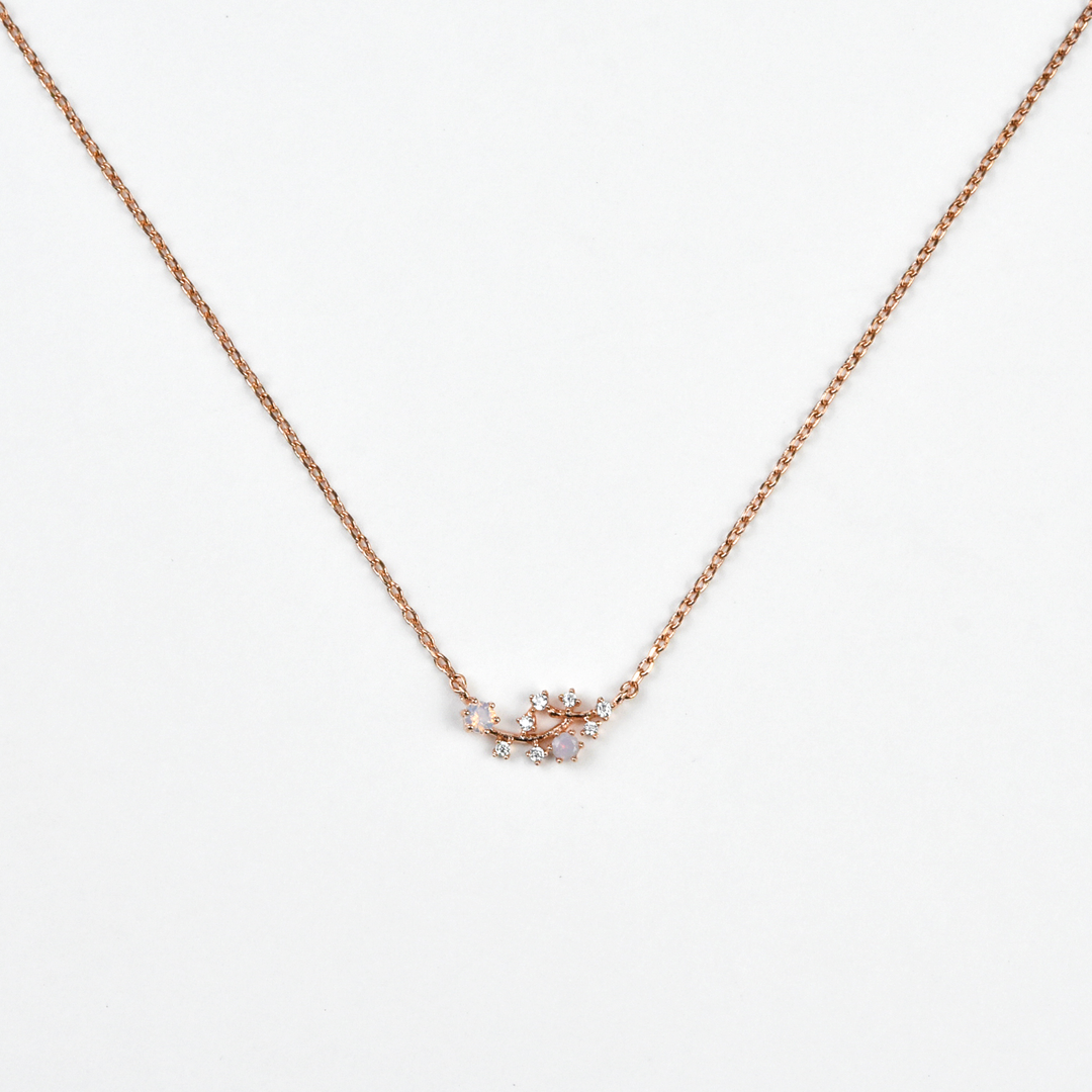 Petite Sakura Necklace - Goldmakers Fine Jewelry