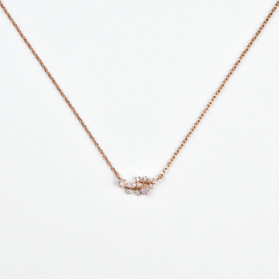 Petite Sakura Necklace - Goldmakers Fine Jewelry
