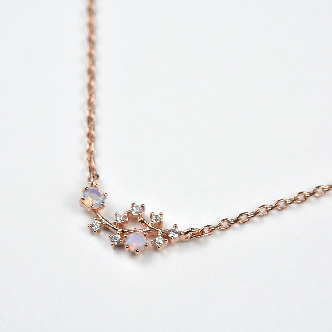Petite Sakura Necklace - Goldmakers Fine Jewelry