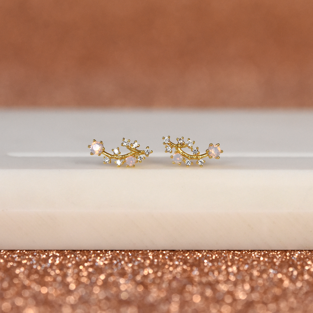 Petite Sakura Studs - Goldmakers Fine Jewelry