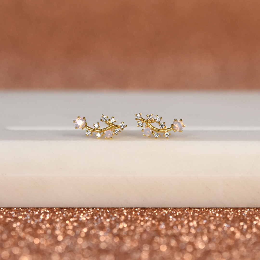 Petite Sakura Studs - Goldmakers Fine Jewelry