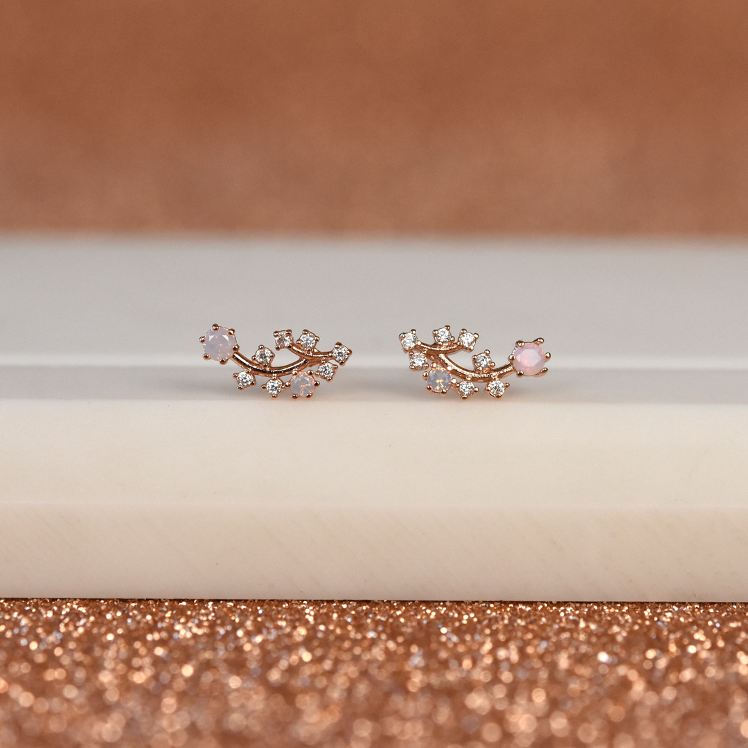 Petite Sakura Studs - Goldmakers Fine Jewelry