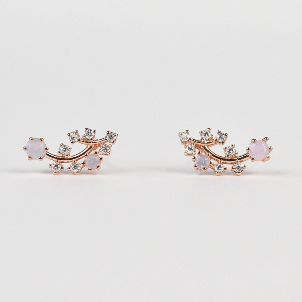 Petite Sakura Studs - Goldmakers Fine Jewelry