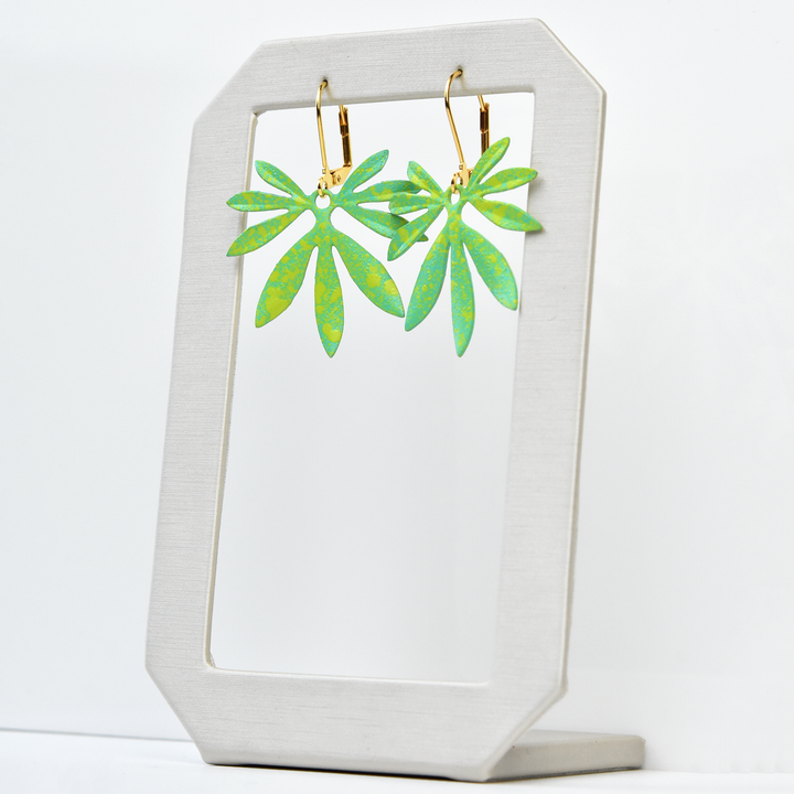 Speckled Bambu Earrings - Goldmakers Fine Jewelry