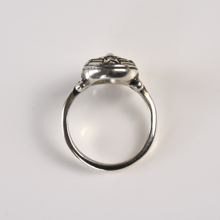 Magic Mirror Ring in Silver with Diamond - Goldmakers Fine Jewelry