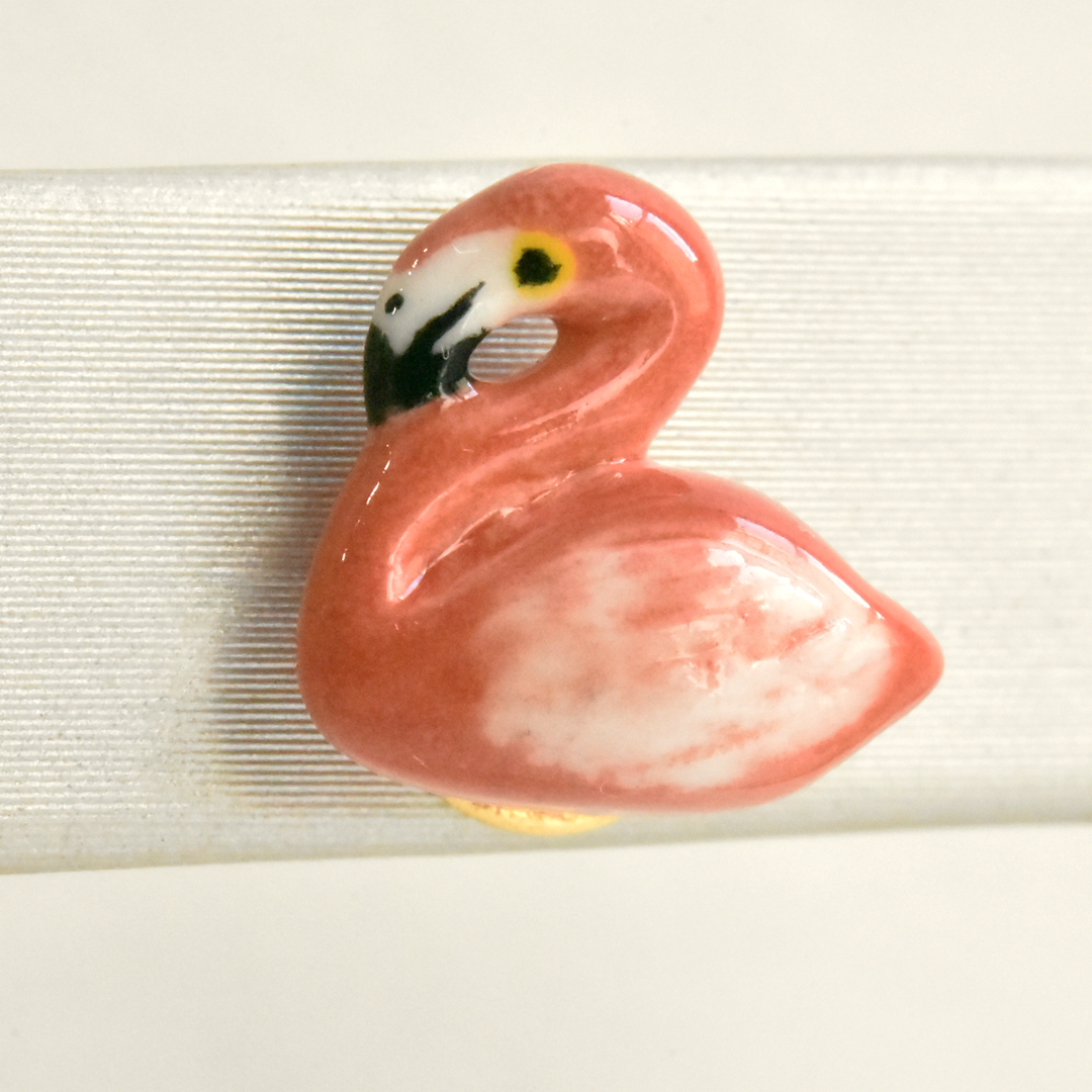 Flamingo Post Earrings - Goldmakers Fine Jewelry