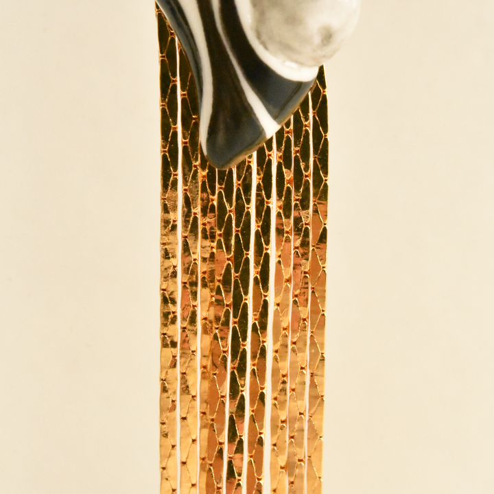 Zebra Fringe Earrings - Goldmakers Fine Jewelry