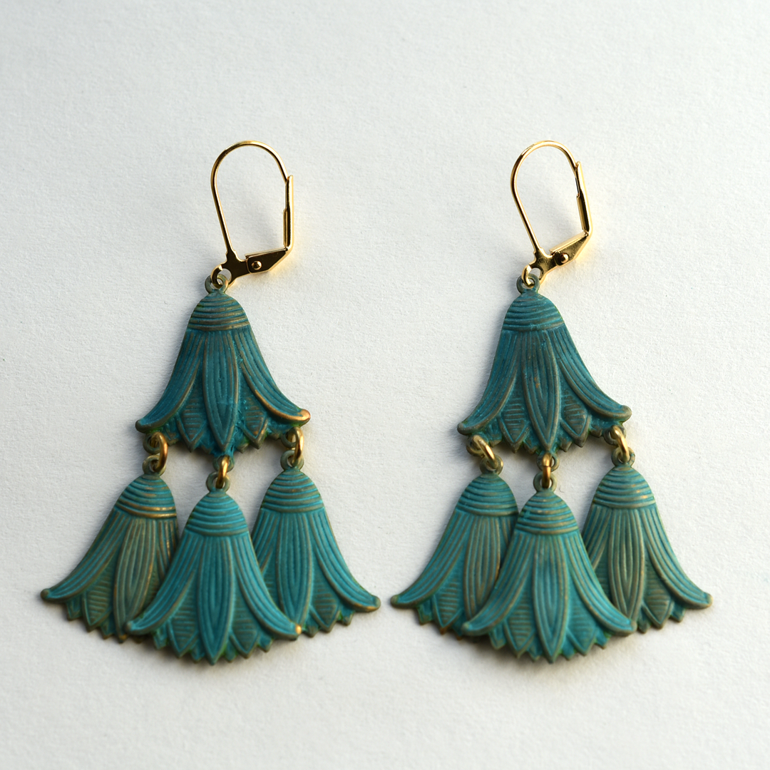 Papyrus Earrings - Goldmakers Fine Jewelry