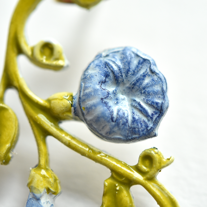 Petite Thessaly Morning Glory Earrings - Goldmakers Fine Jewelry