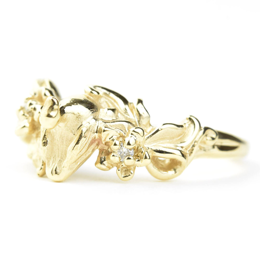 Little Duck Ring in 10k Yellow Gold