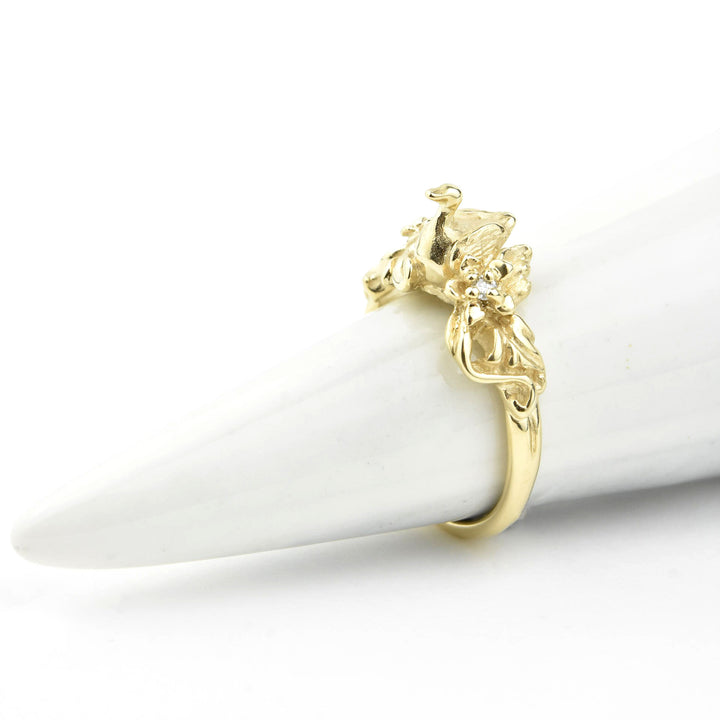 Little Duck Ring in 10k Yellow Gold