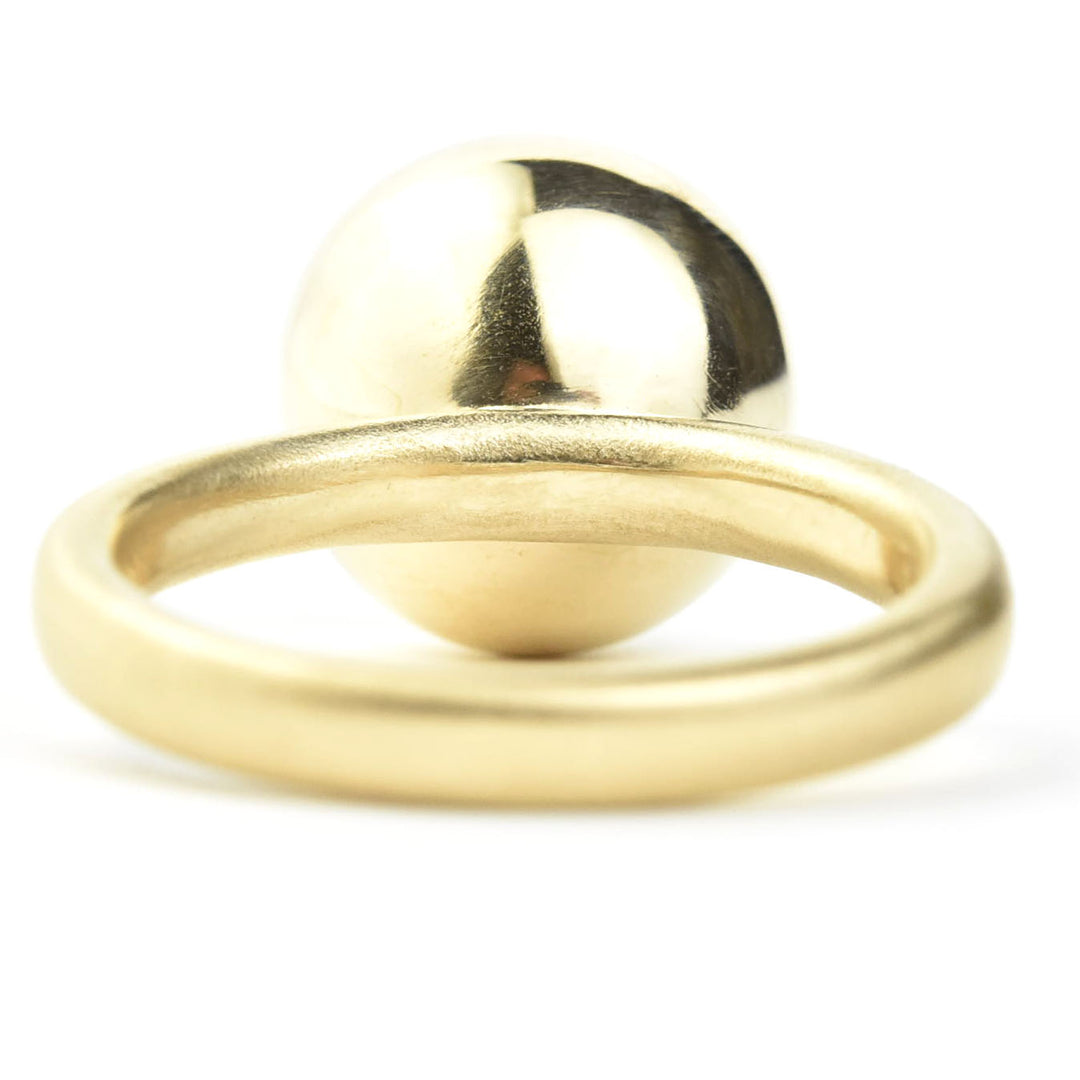 Cat's Eye Tourmaline Lollipop Ring in Gold - Goldmakers Fine Jewelry