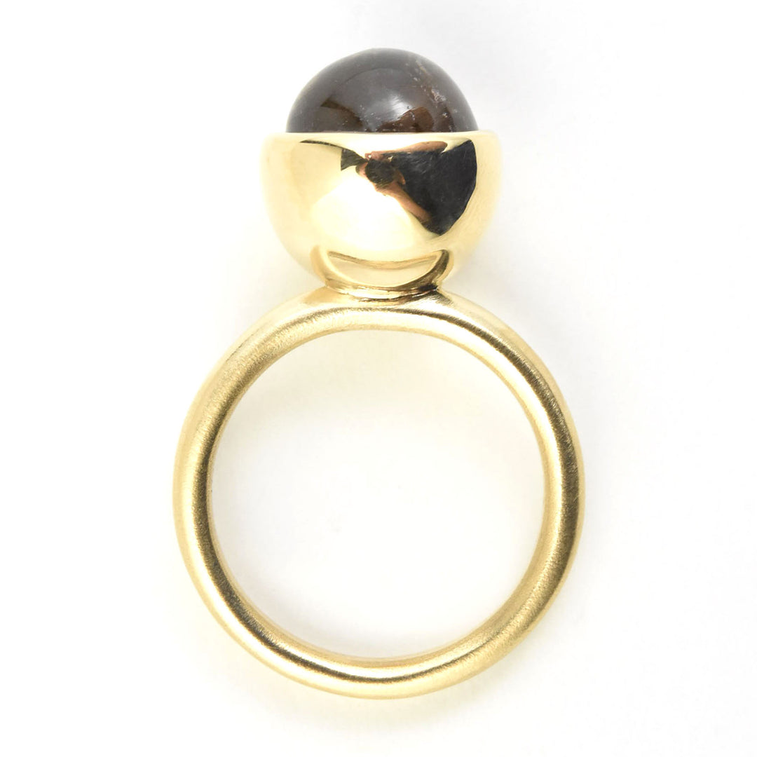 Cat's Eye Tourmaline Lollipop Ring in Gold - Goldmakers Fine Jewelry