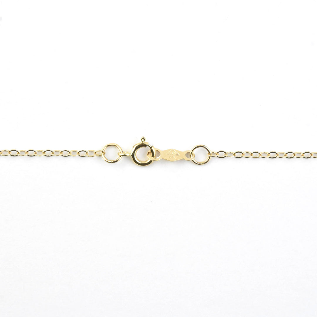 Celtic Cross & Emerald Necklace in 10k Gold - Goldmakers Fine Jewelry