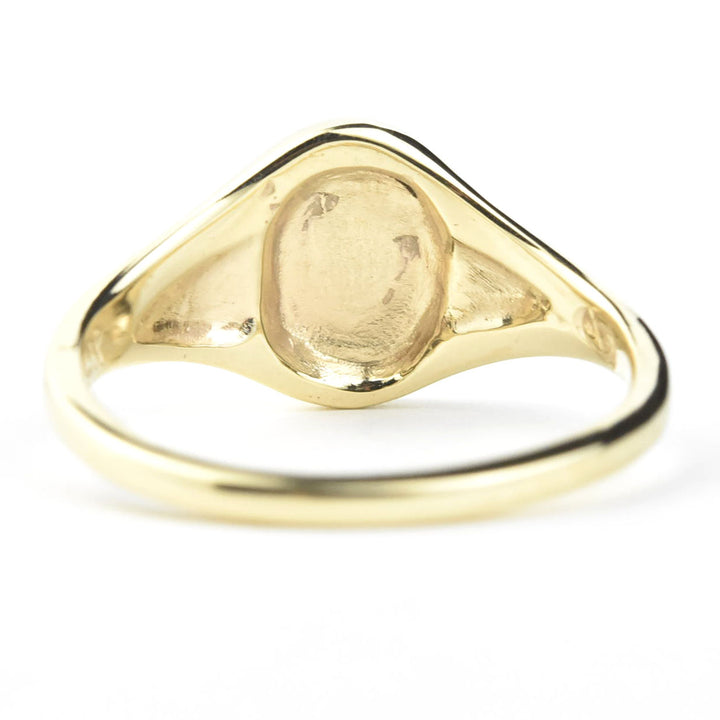 10k Yellow Gold Signet Ring - Goldmakers Fine Jewelry