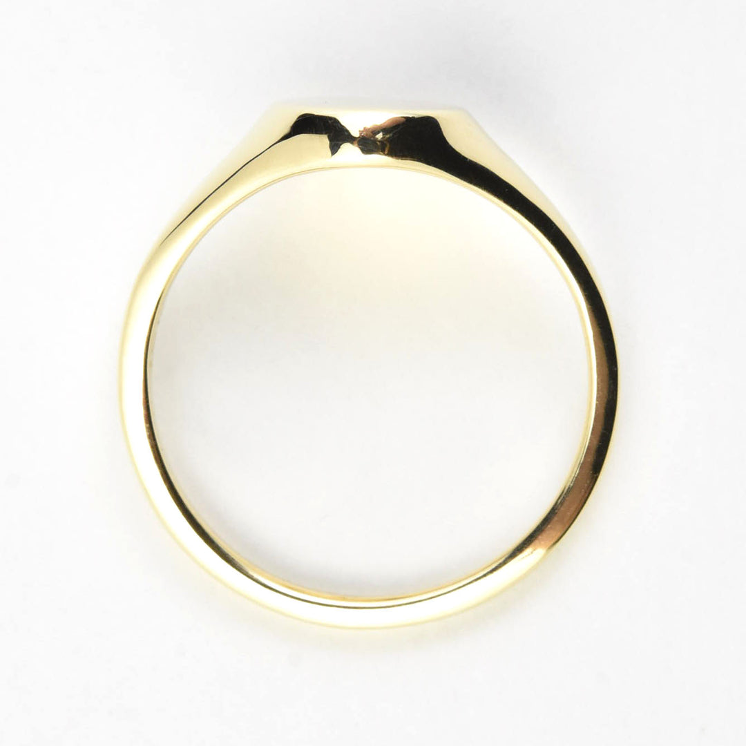 10k Yellow Gold Signet Ring - Goldmakers Fine Jewelry