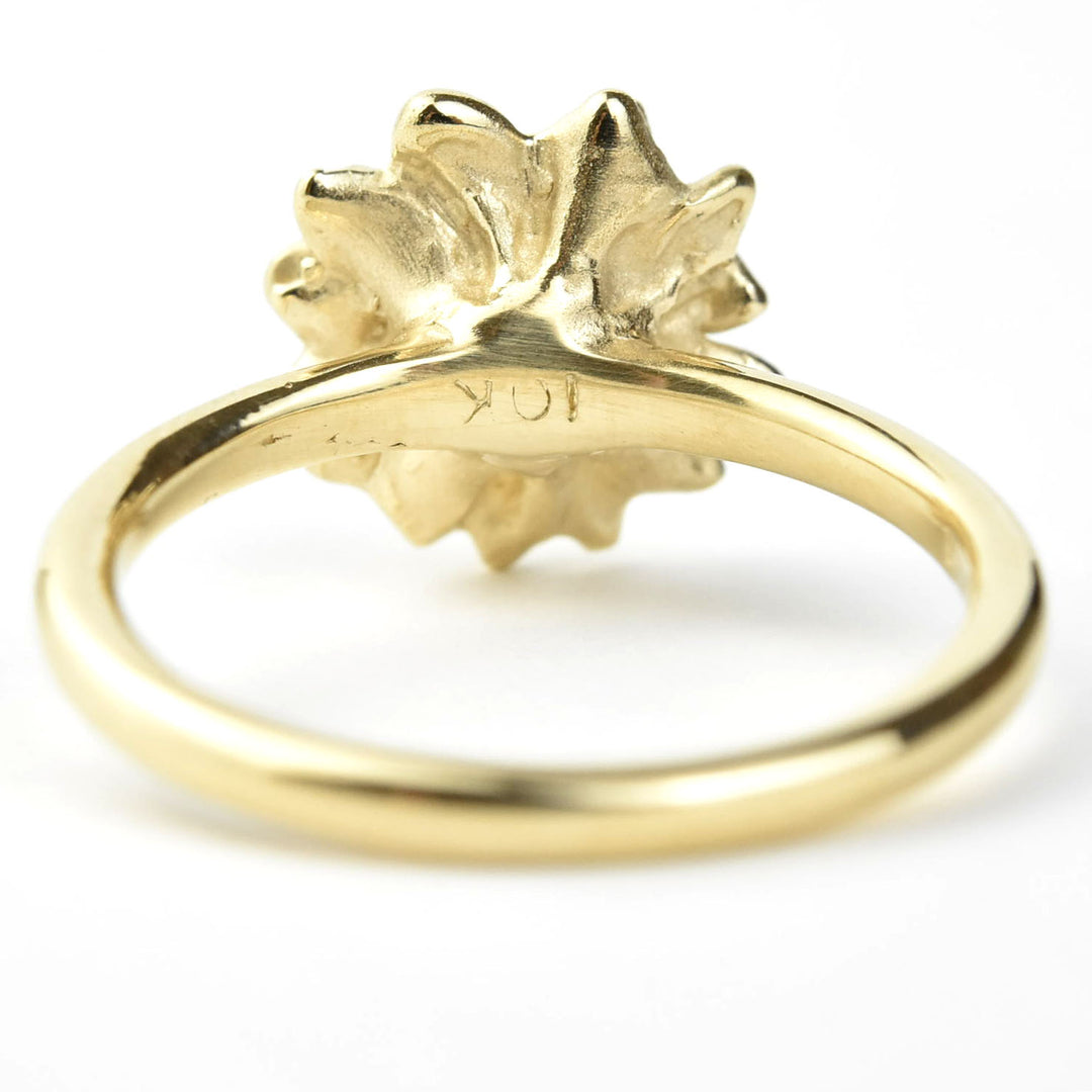 Sunflower Ring in 10k Yellow Gold