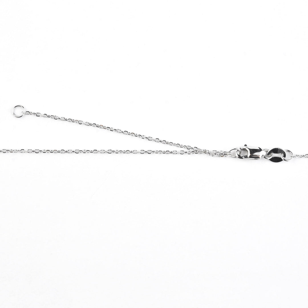 Asymmetrical Blue Topaz, Sapphire and Diamond Necklace