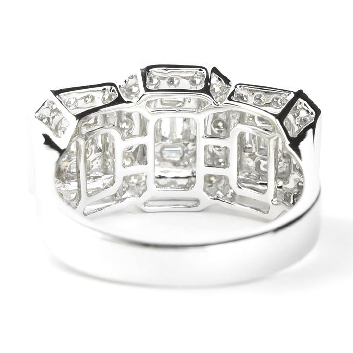 Diamond Cluster Ring in 14k White Gold