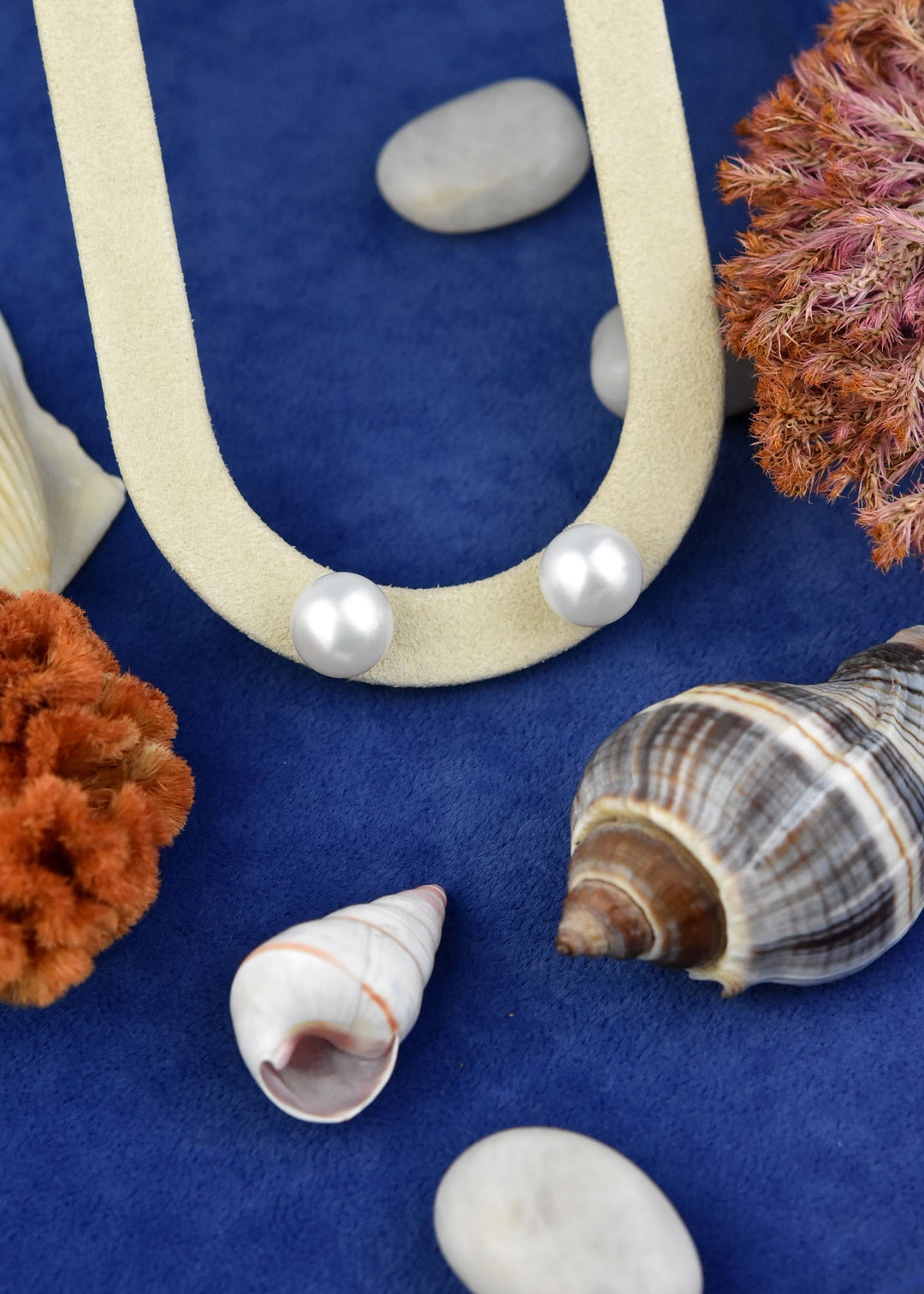Freshwater Pearl Studs in 14k White Gold - Goldmakers Fine Jewelry