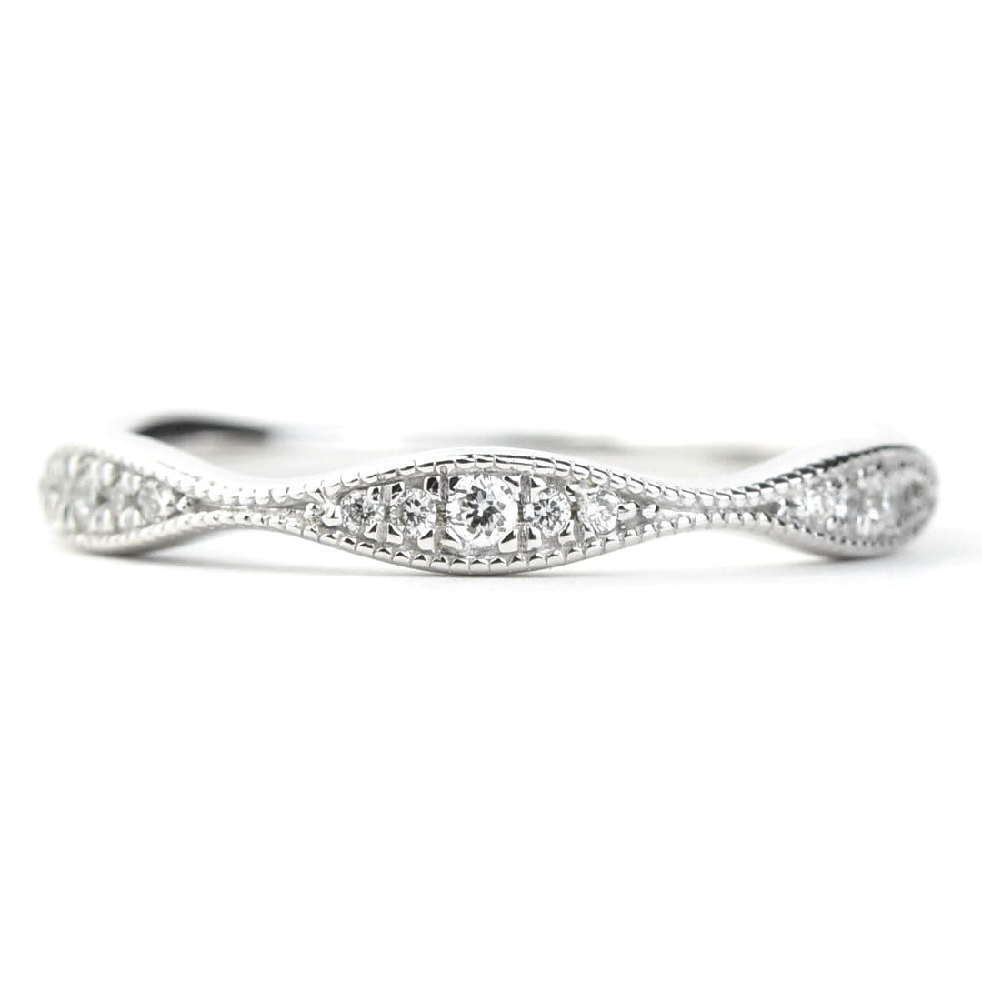 Vintage Inspired Milgrain Wedding Band - Goldmakers Fine Jewelry