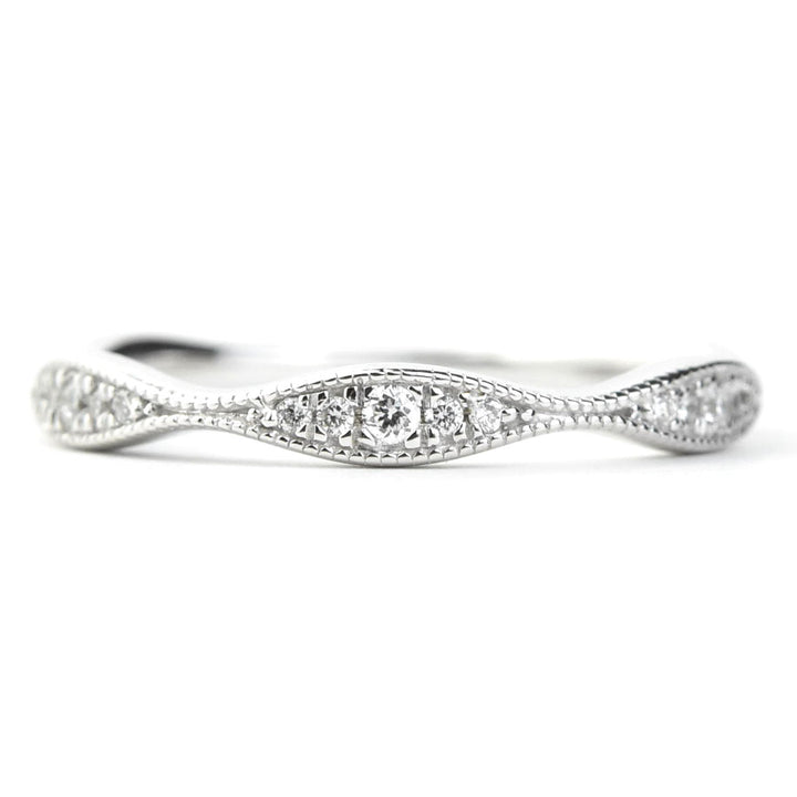 Vintage Inspired Milgrain Wedding Band - Goldmakers Fine Jewelry