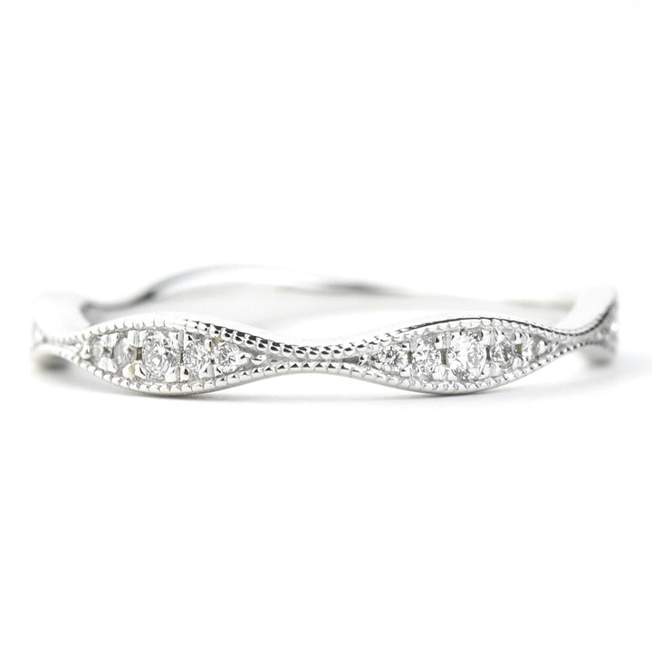 Vintage Inspired Milgrain Wedding Band - Goldmakers Fine Jewelry