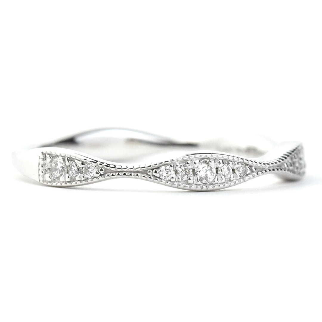 Vintage Inspired Milgrain Wedding Band - Goldmakers Fine Jewelry