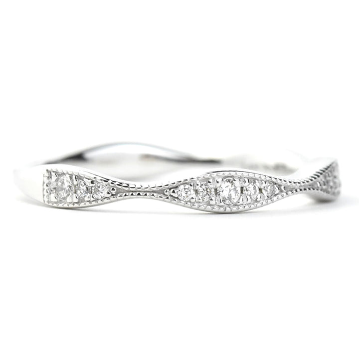 Vintage Inspired Milgrain Wedding Band - Goldmakers Fine Jewelry