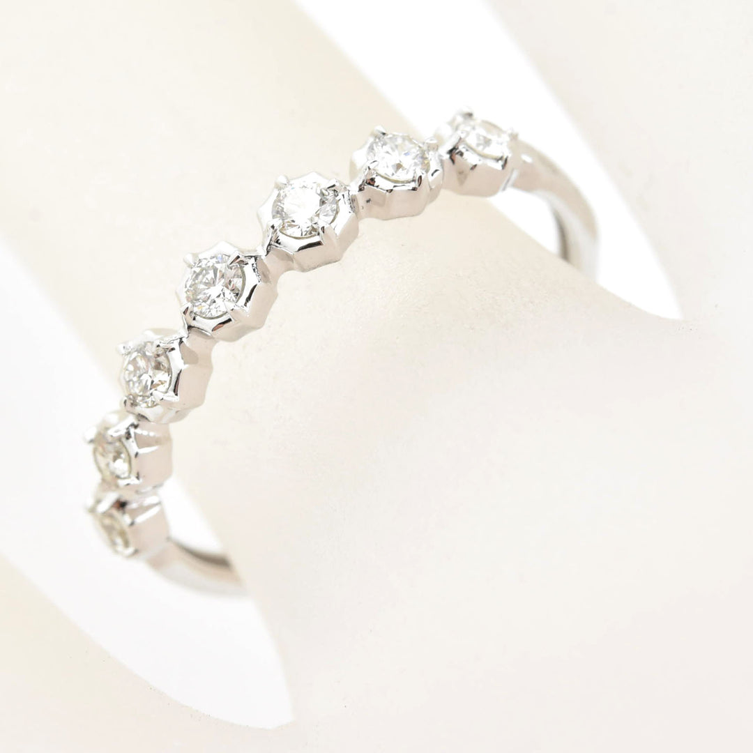 Scalloped Bezel Diamond Bands, Rose and Yellow Gold - Goldmakers Fine Jewelry