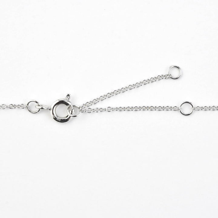 Diamond and Pearl Necklace in 14k White Gold