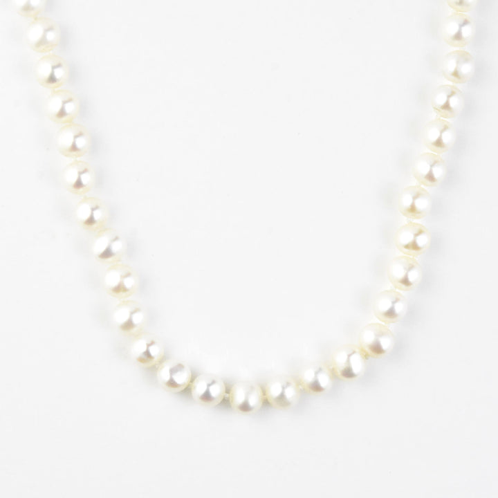 Pearl Strand with 14k Gold Clasp, 6mm - Goldmakers Fine Jewelry