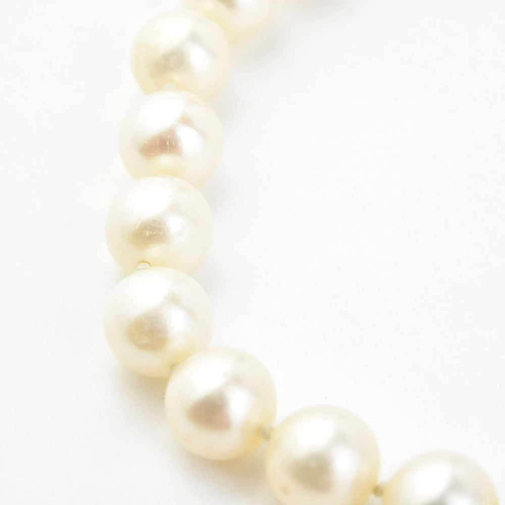 Pearl Strand with 14k Gold Clasp, 7.4mm - Goldmakers Fine Jewelry