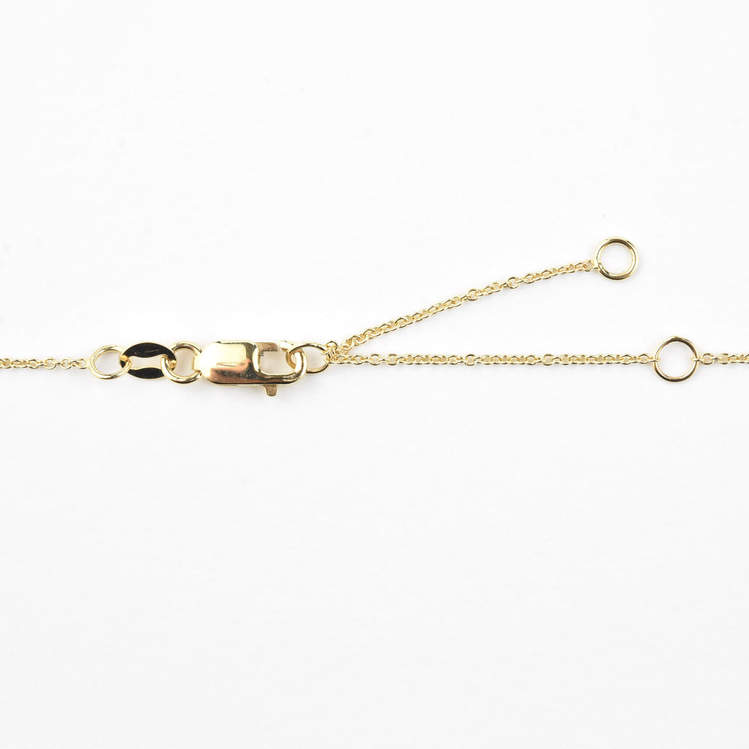 Amethyst, Pink Sapphire and Diamond Necklace 14k Gold