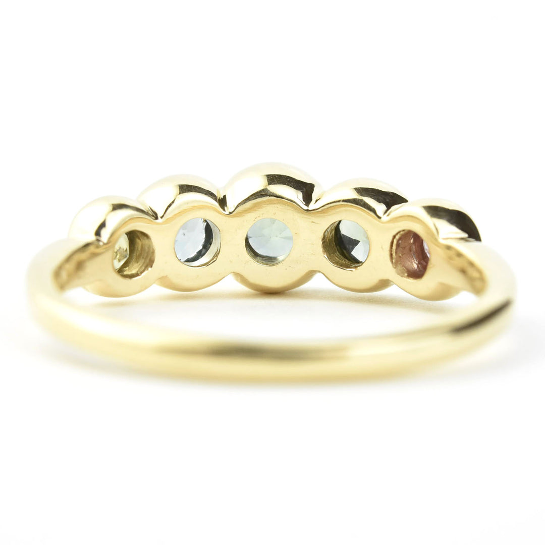 Sapphire Wedding Band: Blues Palette