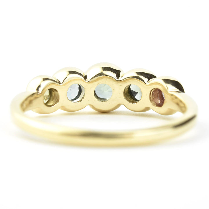 Sapphire Wedding Band: Blues Palette