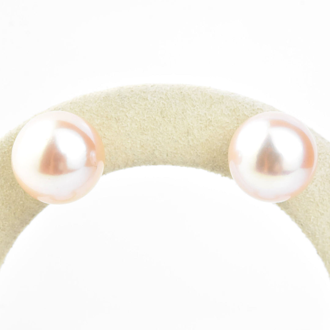 Freshwater Pearl Studs in 14k Yellow Gold - Goldmakers Fine Jewelry