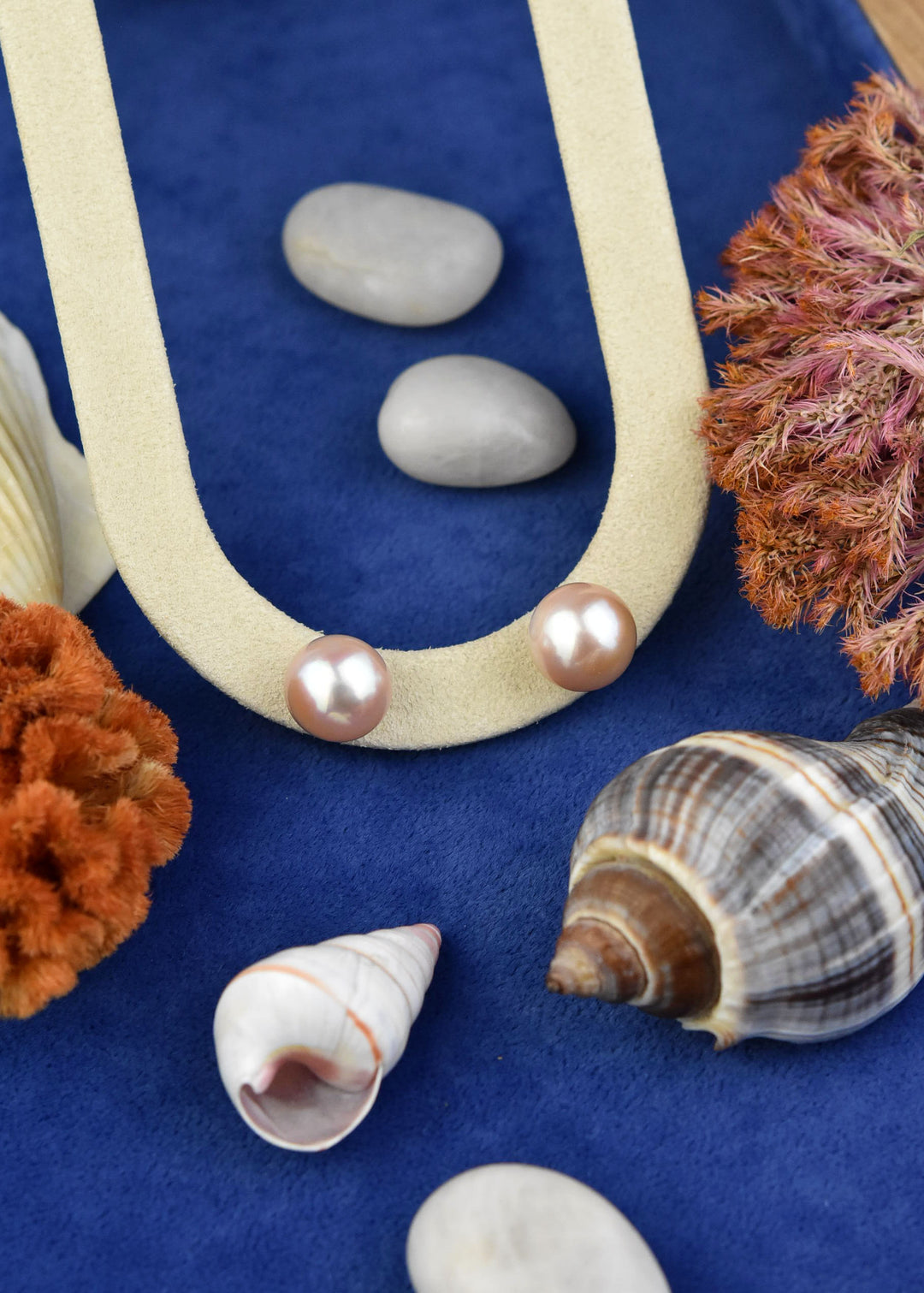 Freshwater Pearl Studs in 14k Yellow Gold - Goldmakers Fine Jewelry