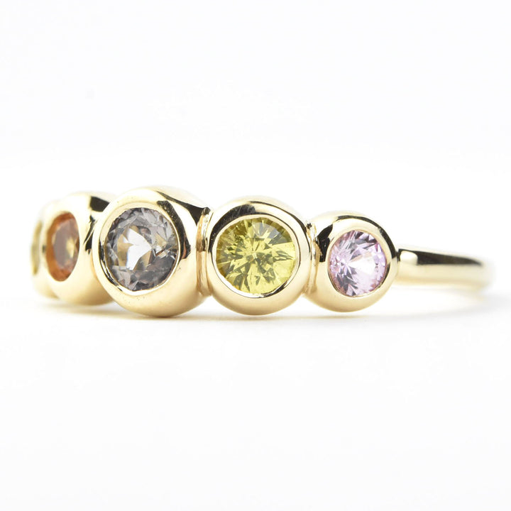 Sapphire Wedding Band: Bright Color Palette