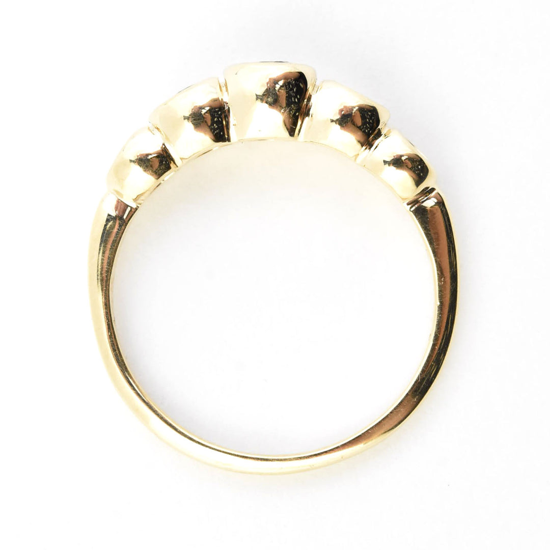 Sapphire Wedding Band: Bright Color Palette