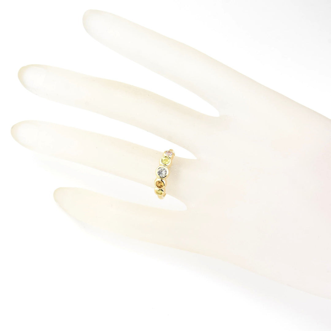 Sapphire Wedding Band: Bright Color Palette
