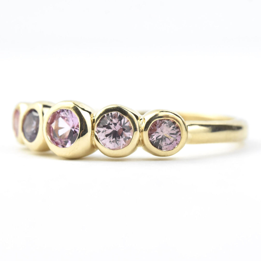 Sapphire Wedding Band: Purple Palette