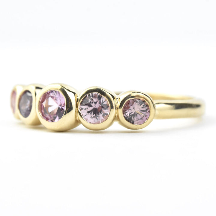 Sapphire Wedding Band: Purple Palette